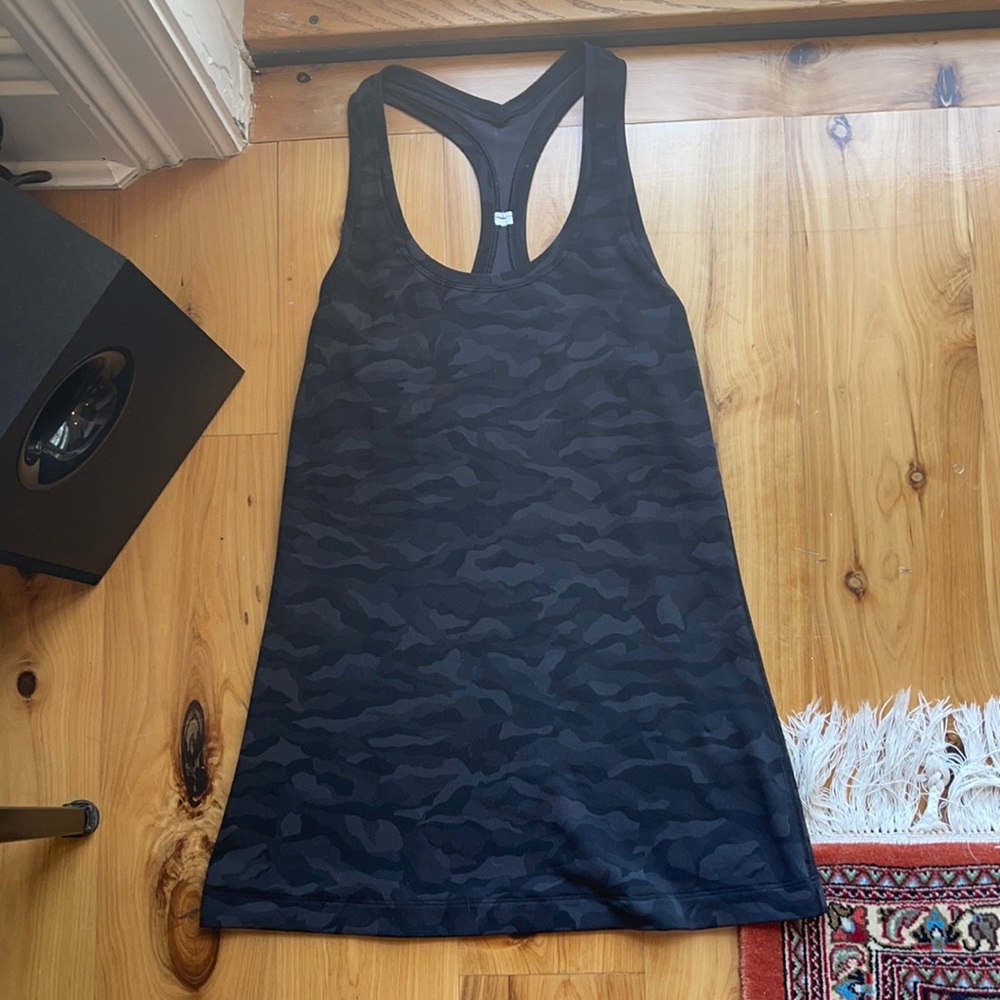 Lululemon camo racerback tank top